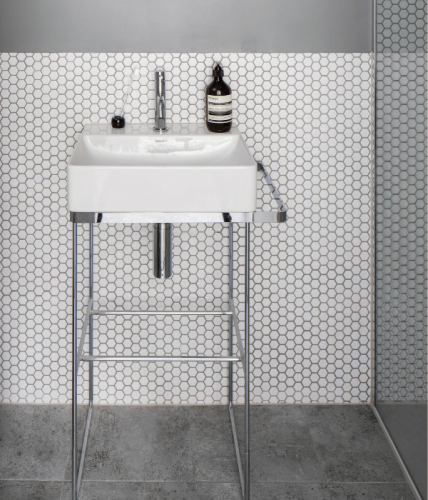 Ca Pietra Mono Hex Porcelain Blanc